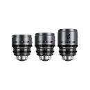 DZOFilm PAVO 2x Anamorphic 28/40/75mm T2.1 3-Lens Set (Neutral Coating, Feet) - Afbeelding 1